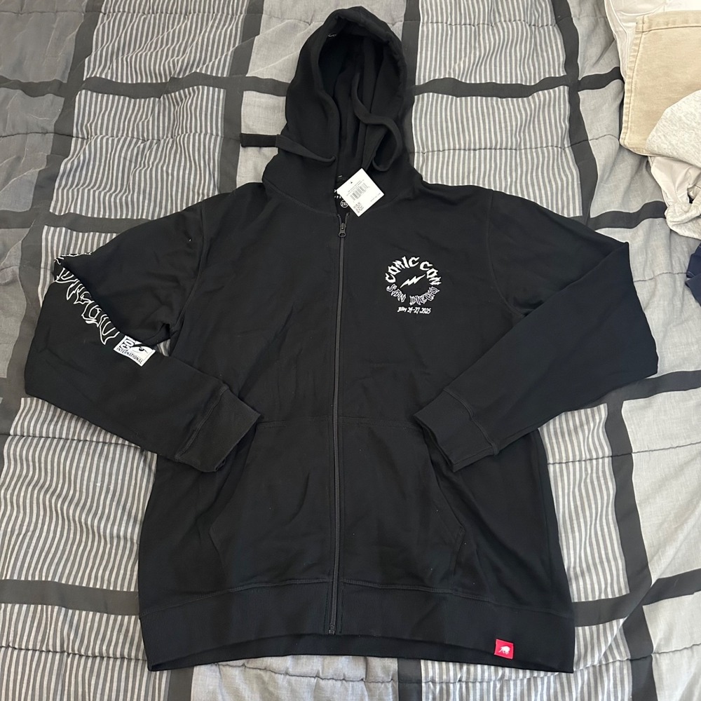 Comic‎ Con San Diego 2025 Zip Up Sweatshirt hoodie Size 2XL Sportiqe